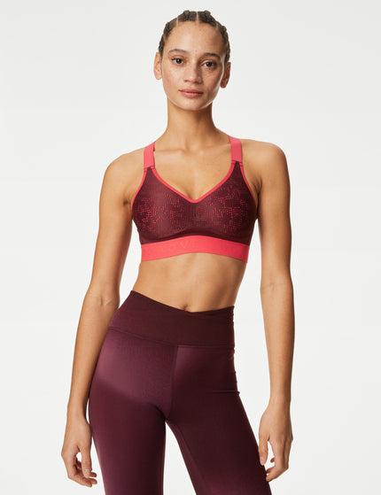Goodmove Freedom To Move Ultimate Support Sports Bra A-E - Burgundyimages1- The Sports Edit