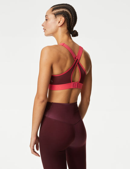 Goodmove Freedom To Move Ultimate Support Sports Bra A-E - Burgundyimages2- The Sports Edit