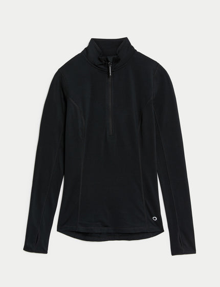Goodmove HALF ZIP RUN TOP BLACKimages6- The Sports Edit
