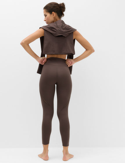 Goodmove Go Balance Mesh Insert 7/8 Legging - Dark Chocolateimages6- The Sports Edit