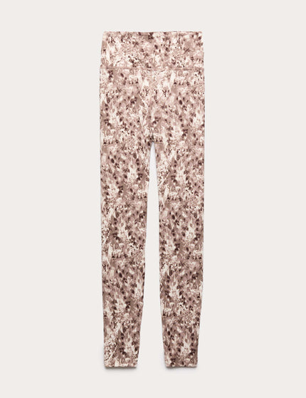 Goodmove Go Balance Printed Wrap Waist Yoga Leggings - Cream Miximages7- The Sports Edit