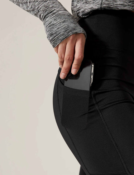 Goodmove Go Move Cropped Gym Leggings - Blackimages4- The Sports Edit