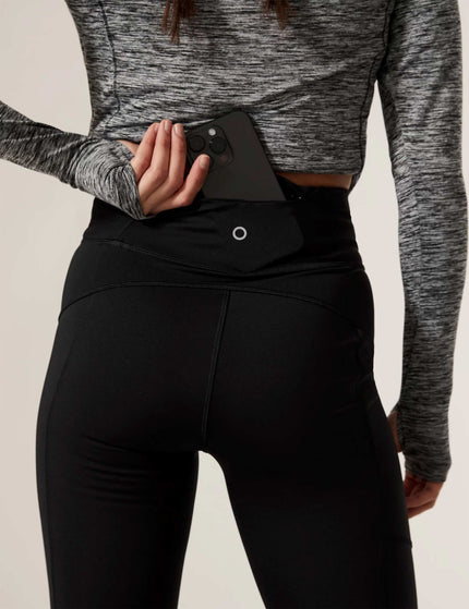 Goodmove Go Move Cropped Gym Leggings - Blackimages5- The Sports Edit