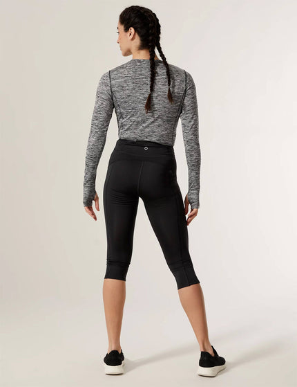 Goodmove Go Move Cropped Gym Leggings - Blackimages2- The Sports Edit