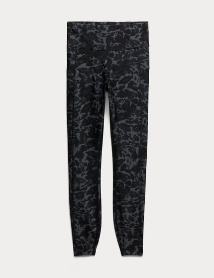 Goodmove Go Move Printed Gym Leggings - Black Miximages6- The Sports Edit