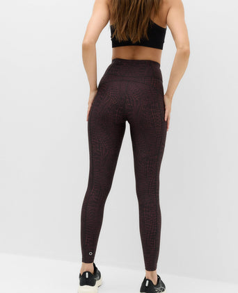 Go Move Printed Gym Leggings - Mulberry Mix