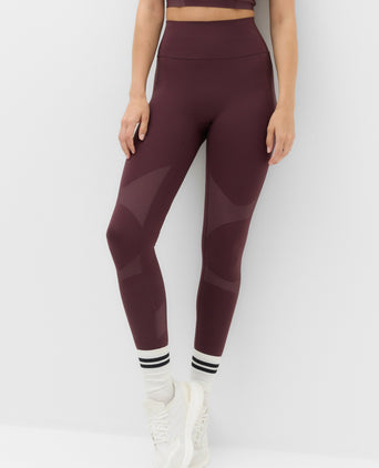 Go Perform High Waisted Leggings - Mulberry