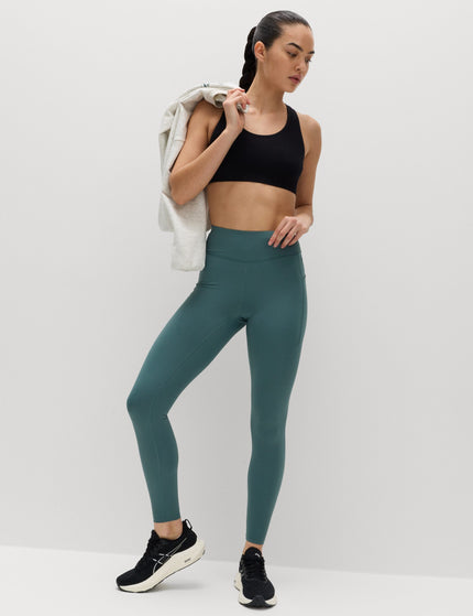 Goodmove Go Train High Waisted Gym Leggings - Smokey Greenimages9- The Sports Edit