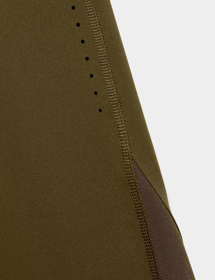 Goodmove Go Train Waist Sculpt Mesh Leggings - Dark Khakiimages5- The Sports Edit