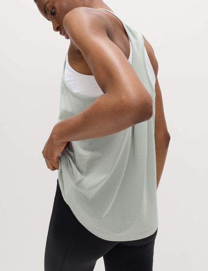 Goodmove Modal Blend Pleat Back Relaxed Vest Top - Soft Greenimages3- The Sports Edit