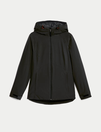 Goodmove Padded Waterproof Hooded Jacket - Blackimages8- The Sports Edit