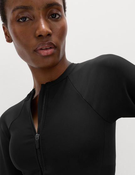 Goodmove Scuba Padded Long Sleeve Swimsuit - Blackimages3- The Sports Edit