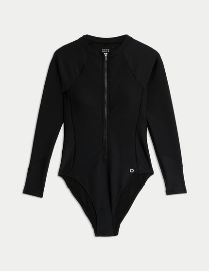 Goodmove Scuba Padded Long Sleeve Swimsuit - Blackimages7- The Sports Edit