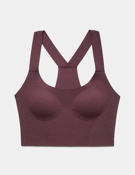 Goodmove Shimmer Scoop Neck Racer Back Bra Vest - Mulberryimages7- The Sports Edit