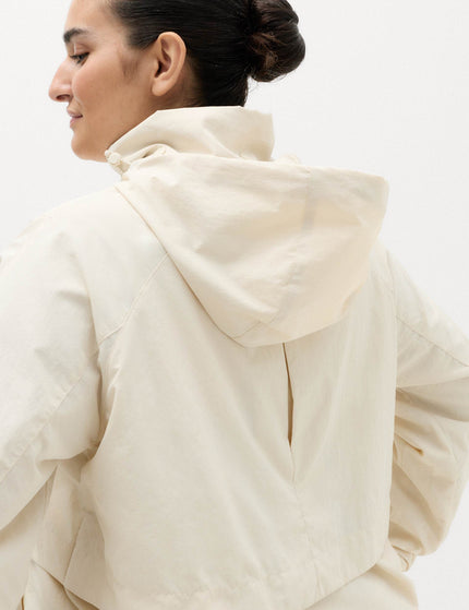 Goodmove Stormwear Funnel Neck Rain Jacket - Ecruimages4- The Sports Edit