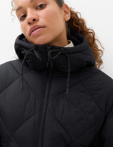 Goodmove Stormwear Hooded Longline Puffer Coat - Carbonimages3- The Sports Edit