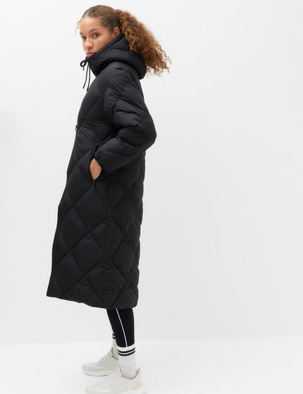 Goodmove Stormwear Hooded Longline Puffer Coat - Carbonimages4- The Sports Edit