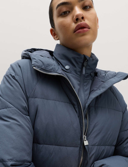 Goodmove Stormwear Hooded Longline Puffer Jacket - Nightshadeimages3- The Sports Edit