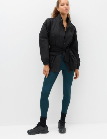 Goodmove Stormwear Textured Funnel Neck Utility Jacket - Blackimages6- The Sports Edit