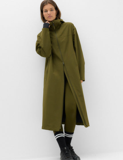 Goodmove Stormwear Ultra Waterproof Pleat Back Parka - Dark Khakiimages1- The Sports Edit