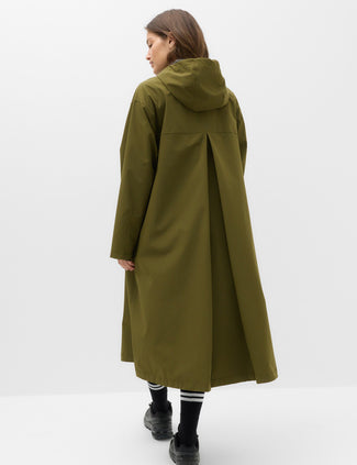 Stormwear Ultra Waterproof Pleat Back Parka - Dark Khaki