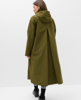 Stormwear Ultra Waterproof Pleat Back Parka - Dark Khaki