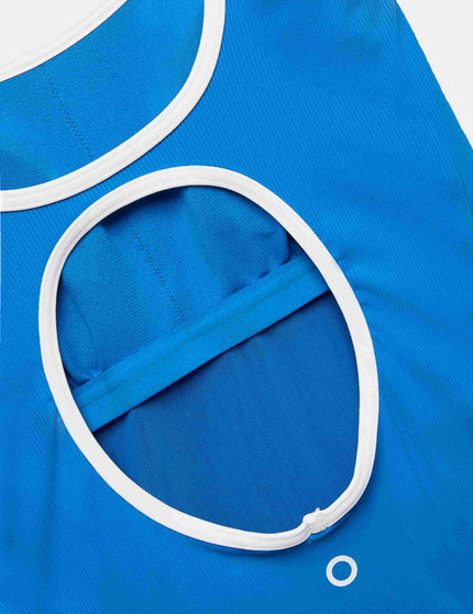 Goodmove Tummy Control Padded Ribbed Swimsuit - Blueimages6- The Sports Edit