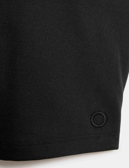 Goodmove V-Neck Padded Fitted Yoga Crop Vest Top - Blackimages5- The Sports Edit