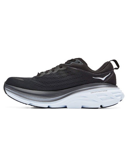 HOKA Bondi 8 - Black/Whiteimages2- The Sports Edit