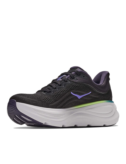 HOKA Bondi 9 - Black/Neon Dragonfruitimages3- The Sports Edit