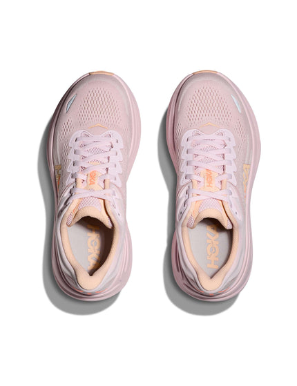 HOKA Bondi 9 - Lilac Cream/Tangerine Glowimages6- The Sports Edit