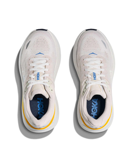 HOKA Bondi 9 - White/Groutimages7- The Sports Edit