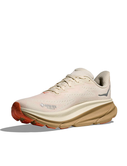 HOKA Clifton 9 Gore-Tex - Eggshell/Khakiimages3- The Sports Edit