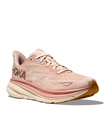 HOKA Clifton 9 - Sandstone/Creamimages2- The Sports Edit