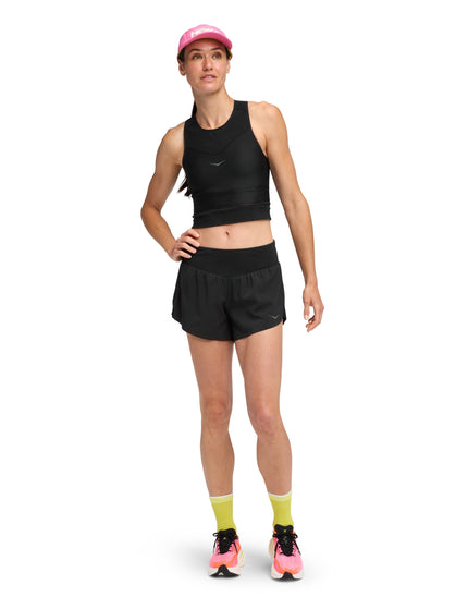 HOKA Glide 4" Short - Blackimages3- The Sports Edit