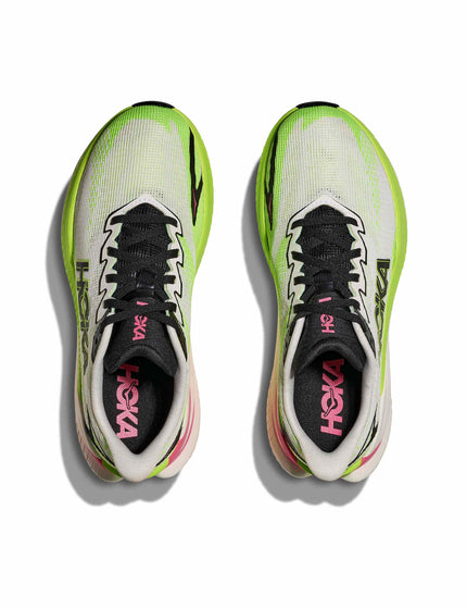 HOKA Mach X 3 - White/Neon Limeimages7- The Sports Edit