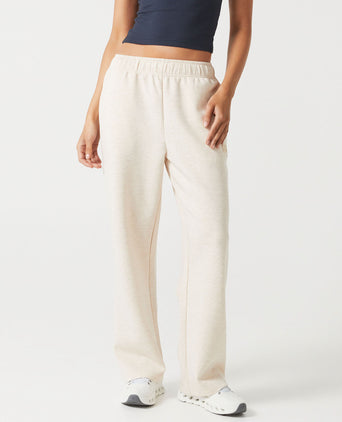 Aimie Relaxed Fit Jogger - Oatmeal Marl