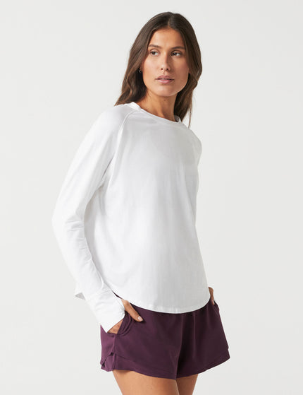 Lilybod Clare Vintage Washed Slub - Whiteimages6- The Sports Edit