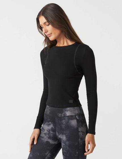 Lilybod Faro Long Sleeve Tech Tee - Blackimages1- The Sports Edit
