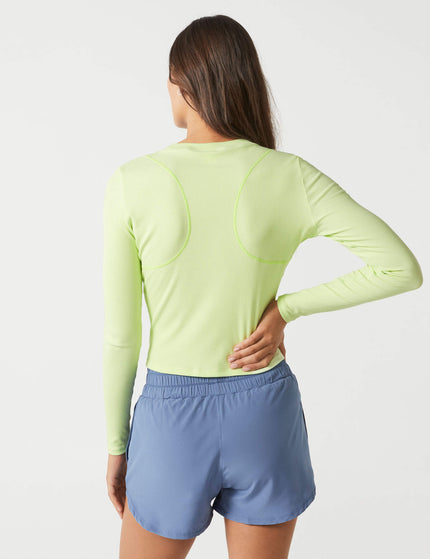 Lilybod Faro Long Sleeve Tech Tee - Iced Limeimages5- The Sports Edit