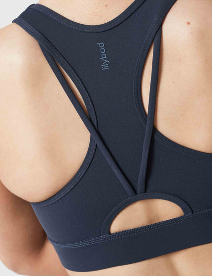 Lilybod Frankie Cloud-Core Sports Bra - Navy Blueimages2- The Sports Edit