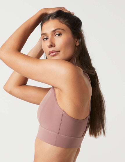 Lilybod Frankie Cloud-Core Sports Bra - Clayimages4- The Sports Edit
