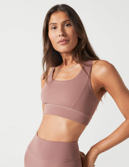 Lilybod Frankie Cloud-Core Sports Bra - Clayimages5- The Sports Edit