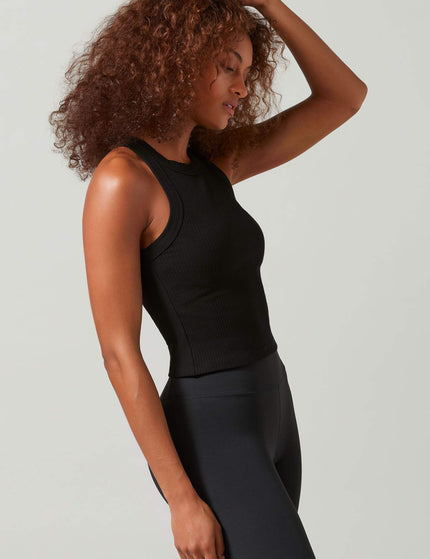 Lilybod Harmony Ribbed Tank - Blackimages3- The Sports Edit