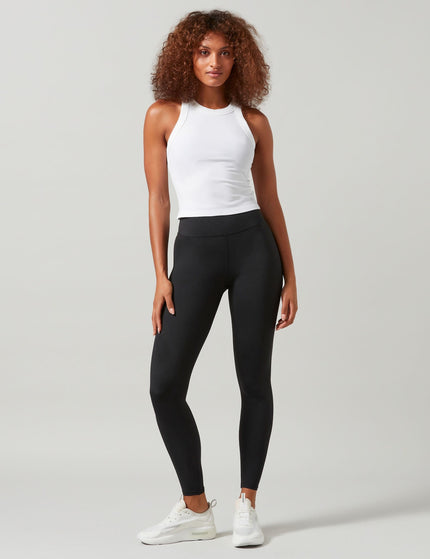 Lilybod Harmony Ribbed Tank - Whiteimages4- The Sports Edit