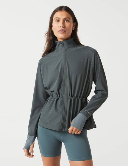 Helena Running Jacket - Steel Teal