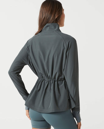 Helena Running Jacket - Steel Teal
