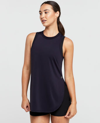 Zela Tank Top - Navy Blue