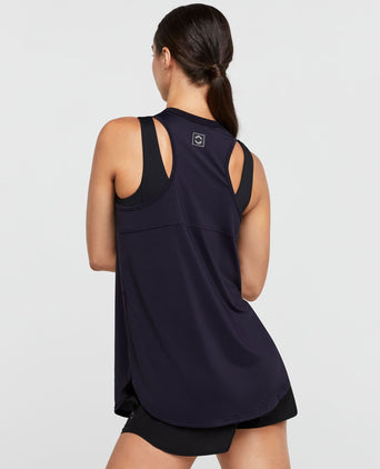 Zela Tank Top - Navy Blue