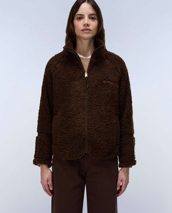 Aleut Full-Zip Fleece - Dark Brown